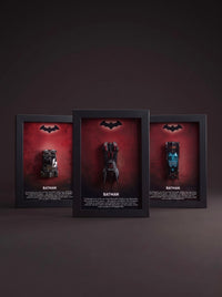 Batmobile 3D Car Frame Set of 3 — Red Trilogy