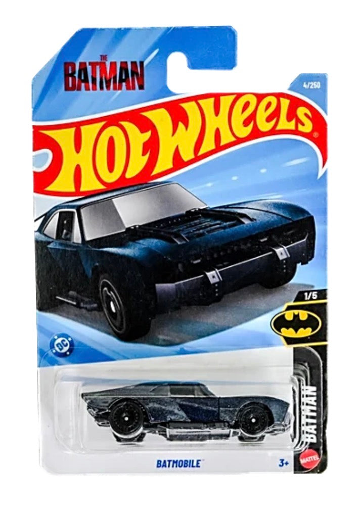 Hot Wheels The Batman Batmobile Dark Blue Die-Cast Car 1:64 Imported Card