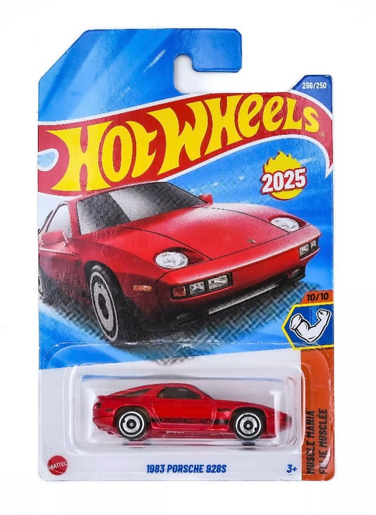 Hot Wheels 1983 Porsche 928S Red Die-Cast Car 1:64 Imported Card