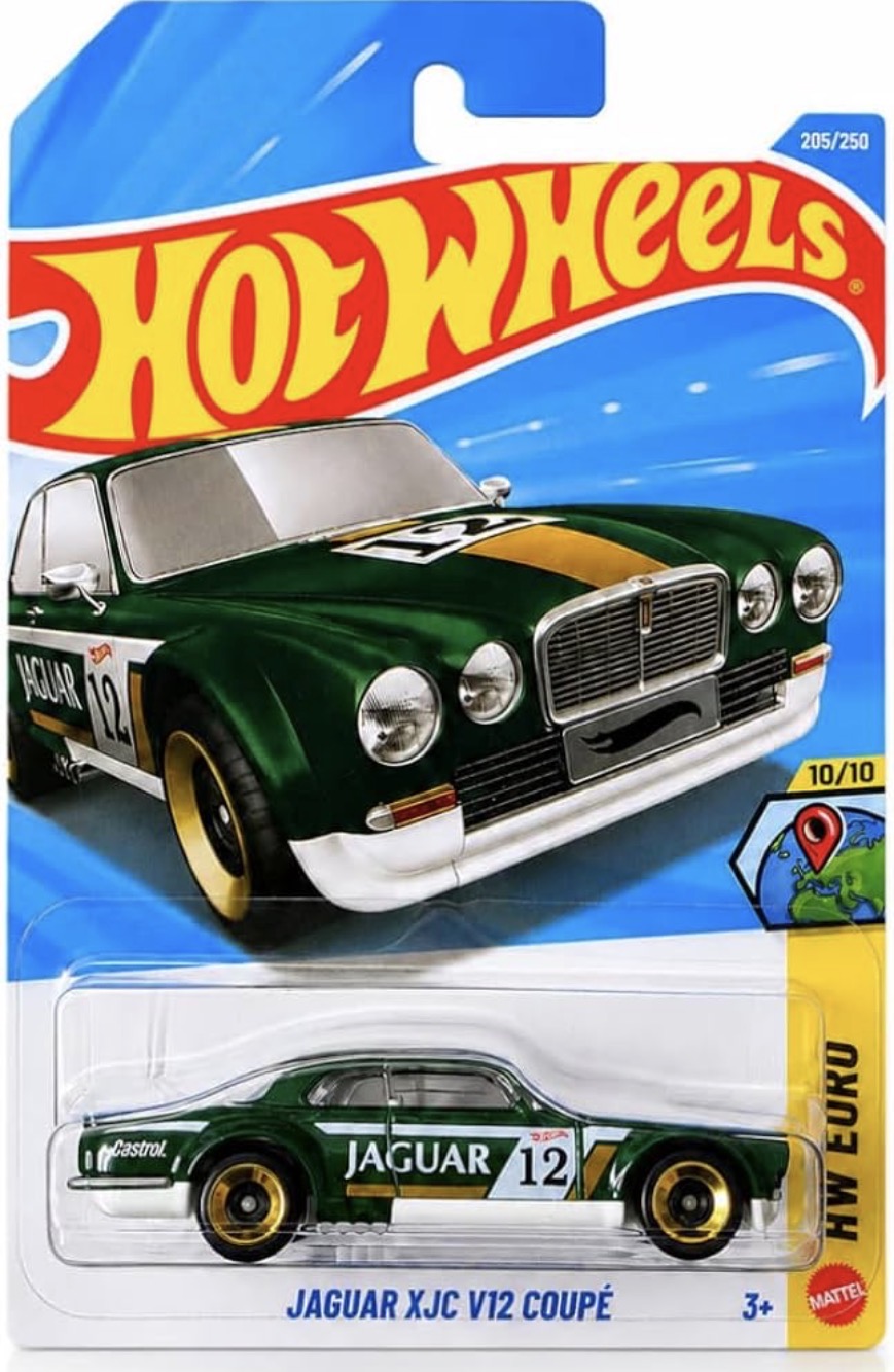 Jaguar XJC V12 Coupe 3D car frame with Hot Wheels diecast car by Artistic Affairs