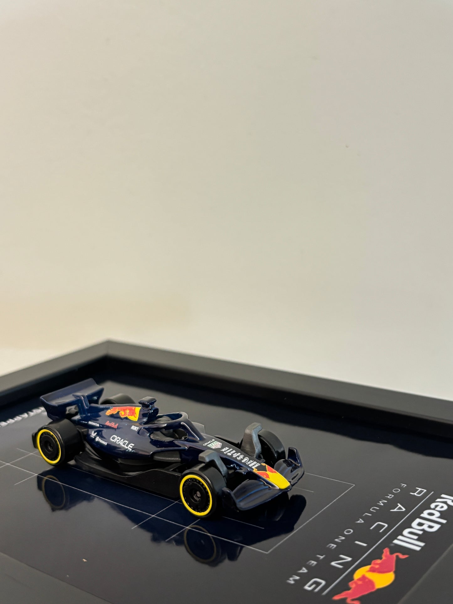 Red Bull F1 Hot Wheels Car Frame - Formula 1 Diecast Display India View 2 - Artistic Affairs