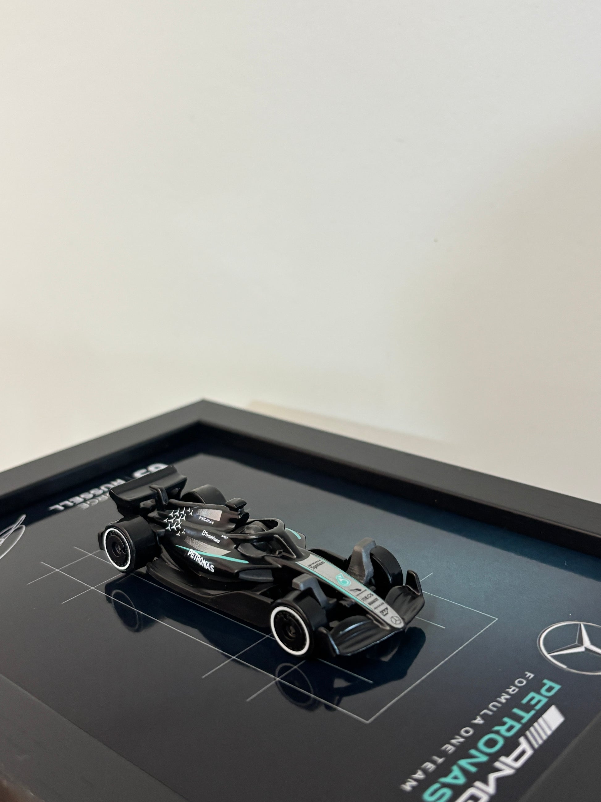 Mercedes F1 Hot Wheels Car Frame - Formula 1 Diecast Display India View 2 - Artistic Affairs