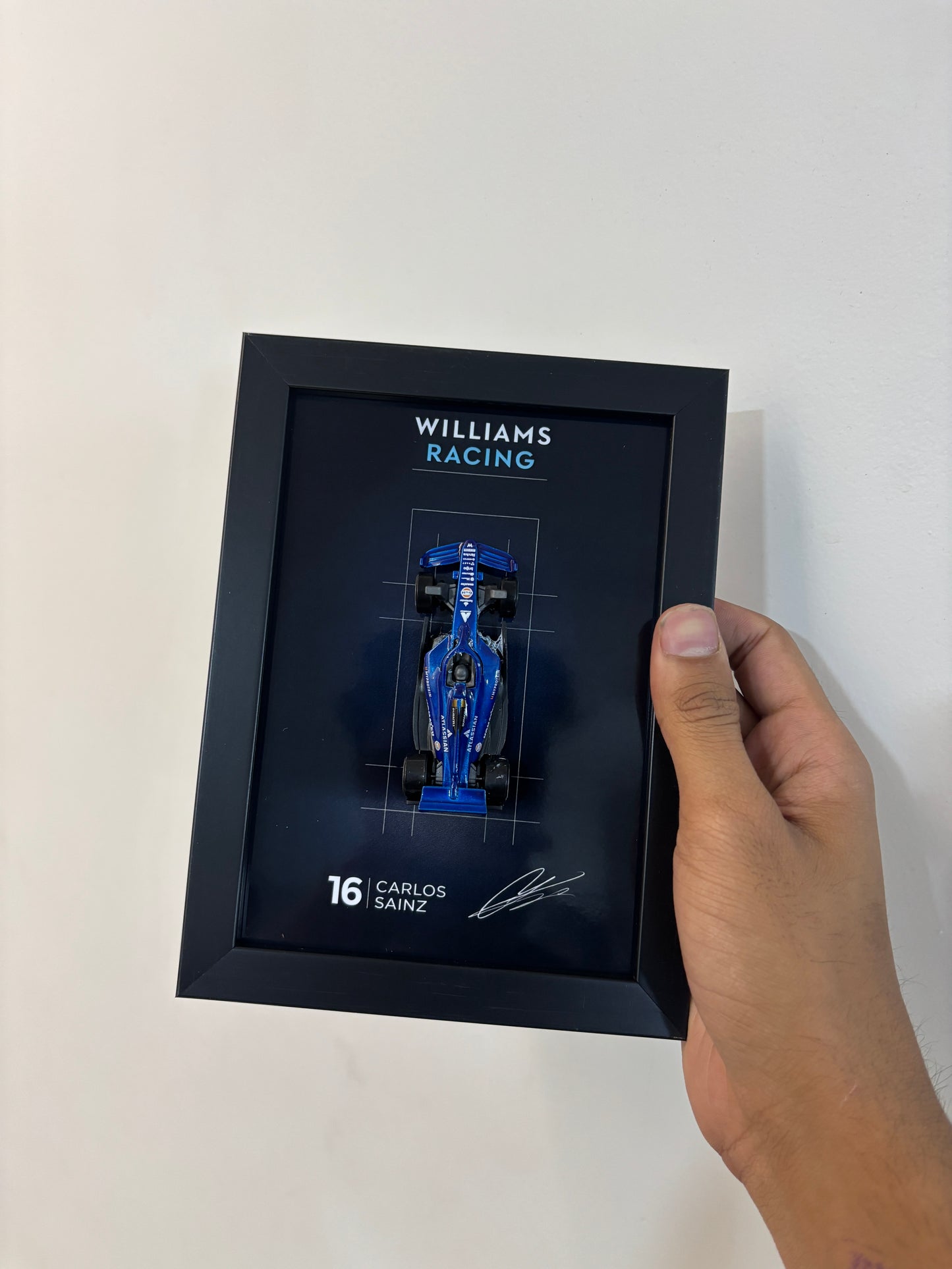 Williams F1 Hot Wheels Car Frame - Formula 1 Diecast Display India View 2 - Artistic Affairs