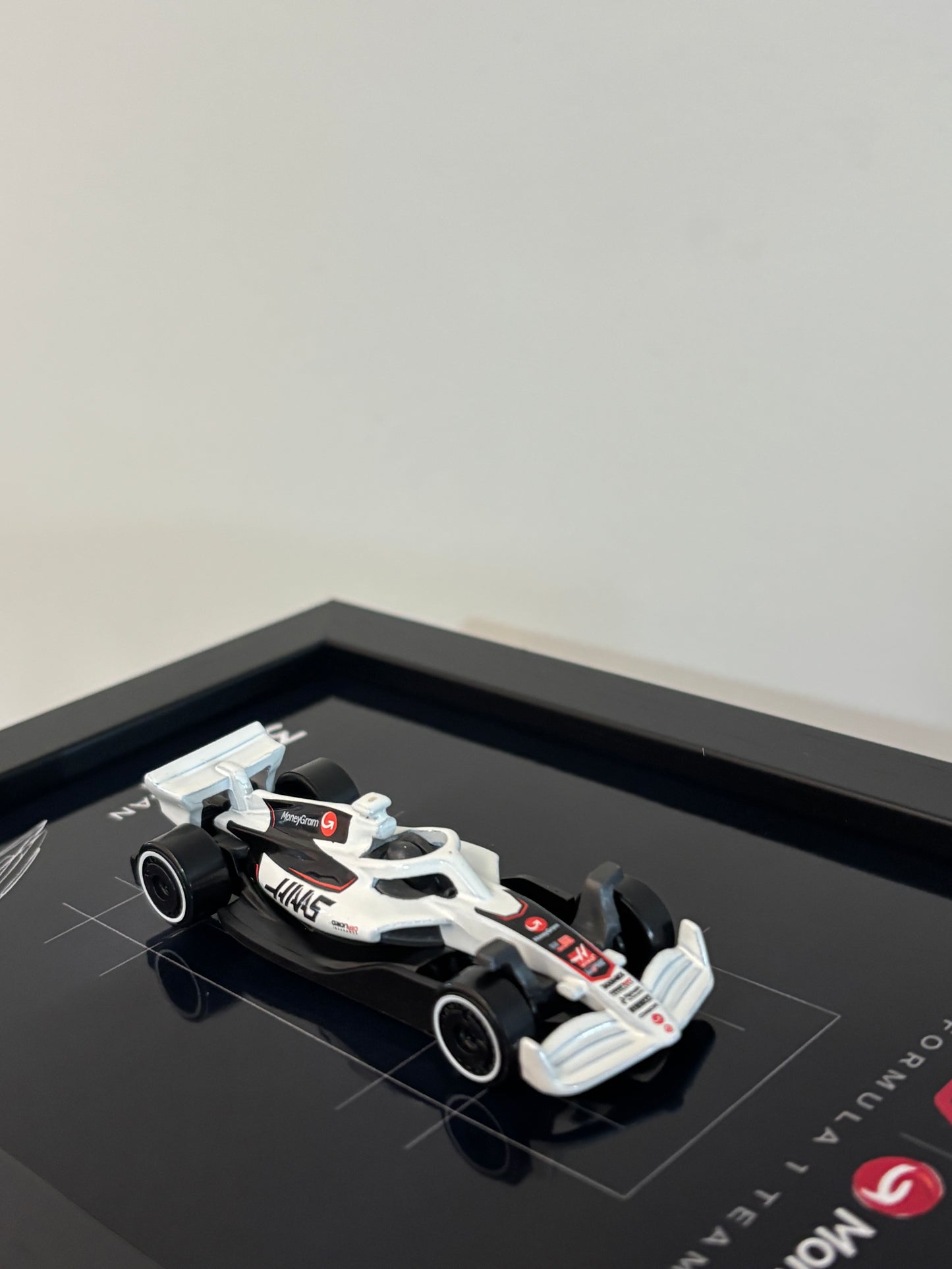 Haas F1 Hot Wheels Car Frame - Formula 1 Diecast Display India View 2 - Artistic Affairs