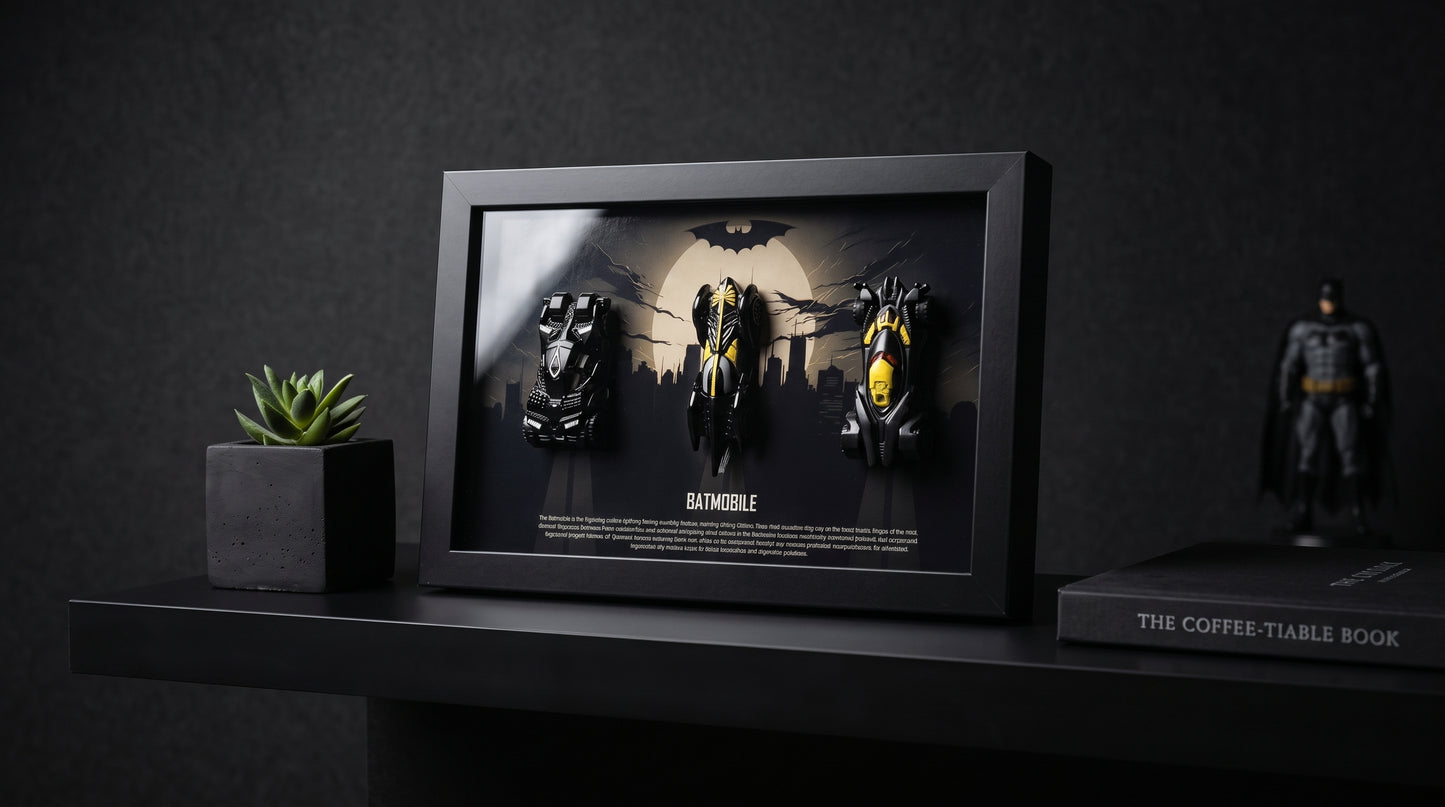 Triple Drive 3d Car Frame (Batmobile Edition #2)