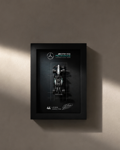 Mercedes F1 Hamilton Hotwheels Car Frame | Formula 1 3d Car Frame