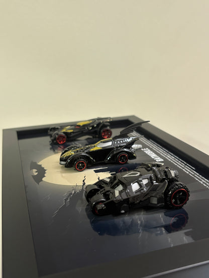Triple Drive 3D Car Frame Batmobile Edition 2 - Batman Diecast Display India View 3 - Artistic Affairs