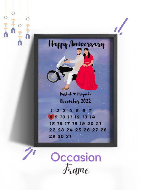 Occasion frame