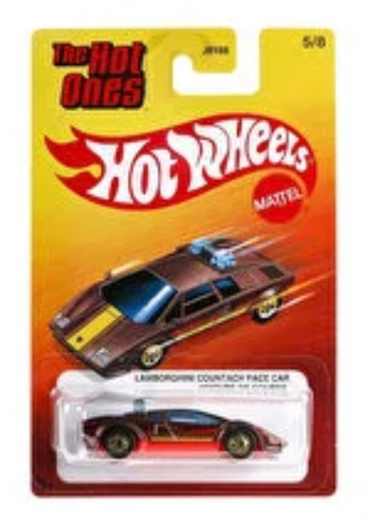 Hot Wheels The Hot Ones Lamborghini Countach Pace Car metallic brown 1:64 die-cast supercar