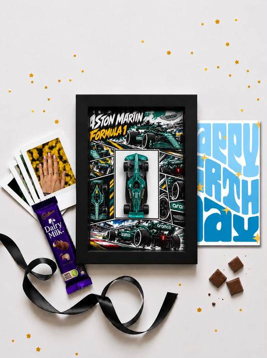 Aston Martin F1 Birthday Frame Hamper