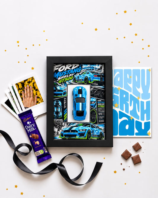 Ford Mustang Shelby GT500 Birthday Frame Hamper