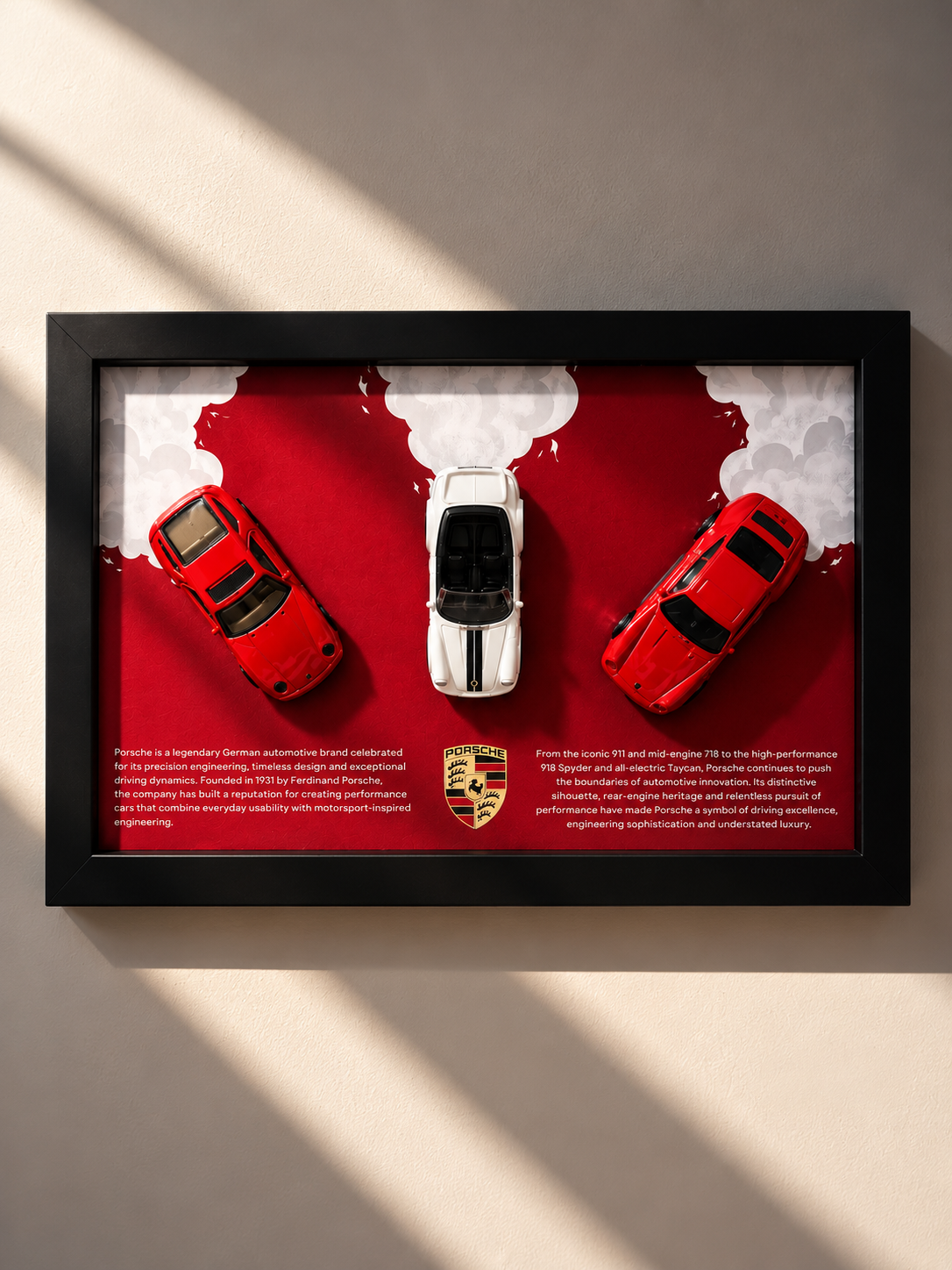 Porsche Triple Drive 3D Car Frame