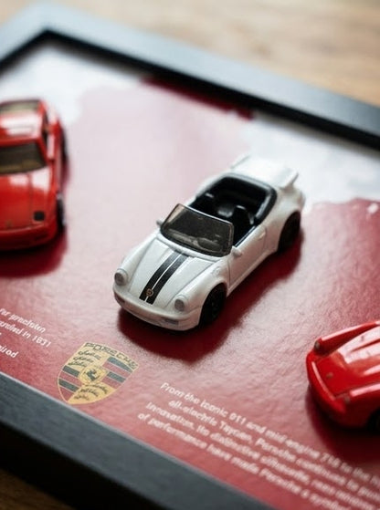 Porsche Triple Drive 3D Car Frame