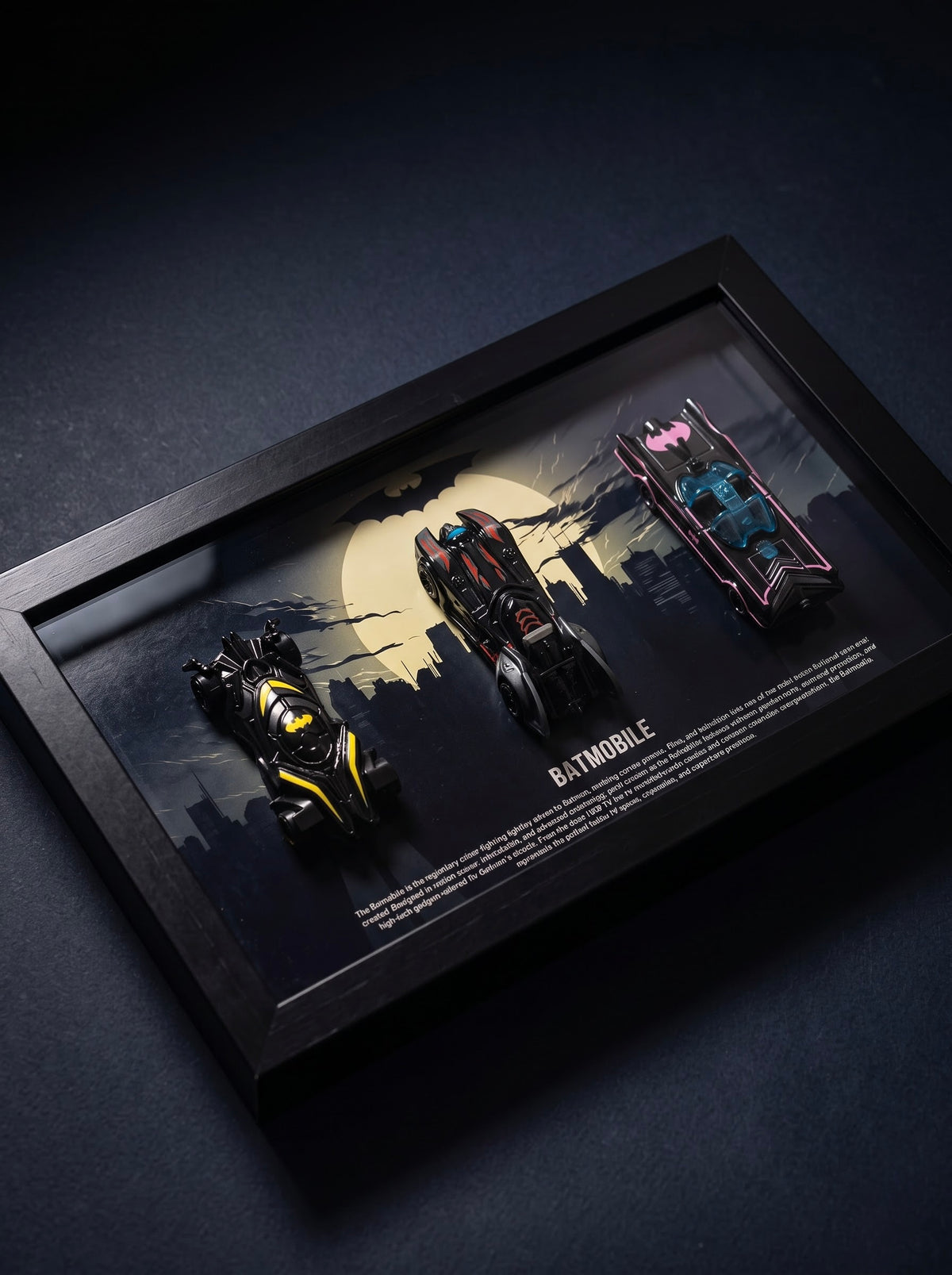 Batmobile Triple Drive 3D Car Frame