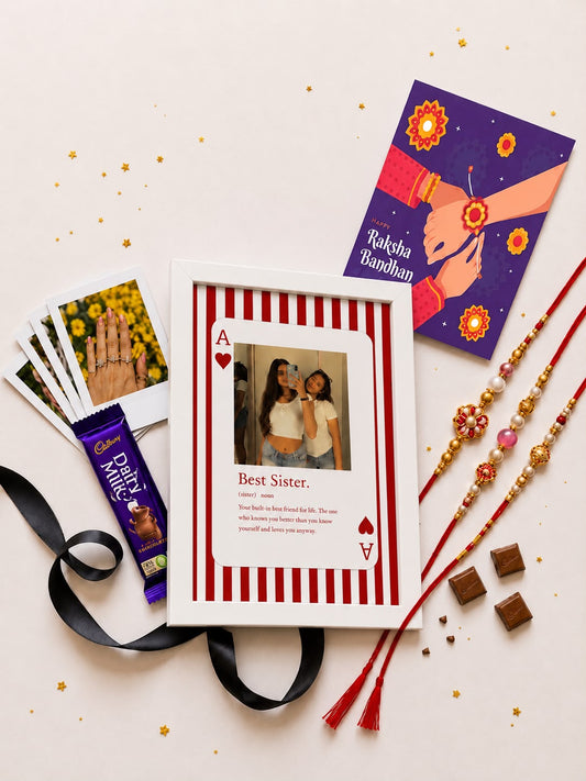 “Best Brother/Best Sister” Card Frame Hamper