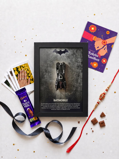 Dark Knight Superhero Car Frame Hamper – Shadow Edition