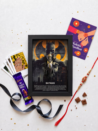 Dark Knight Superhero Car Frame Hamper – Nightfall Edition