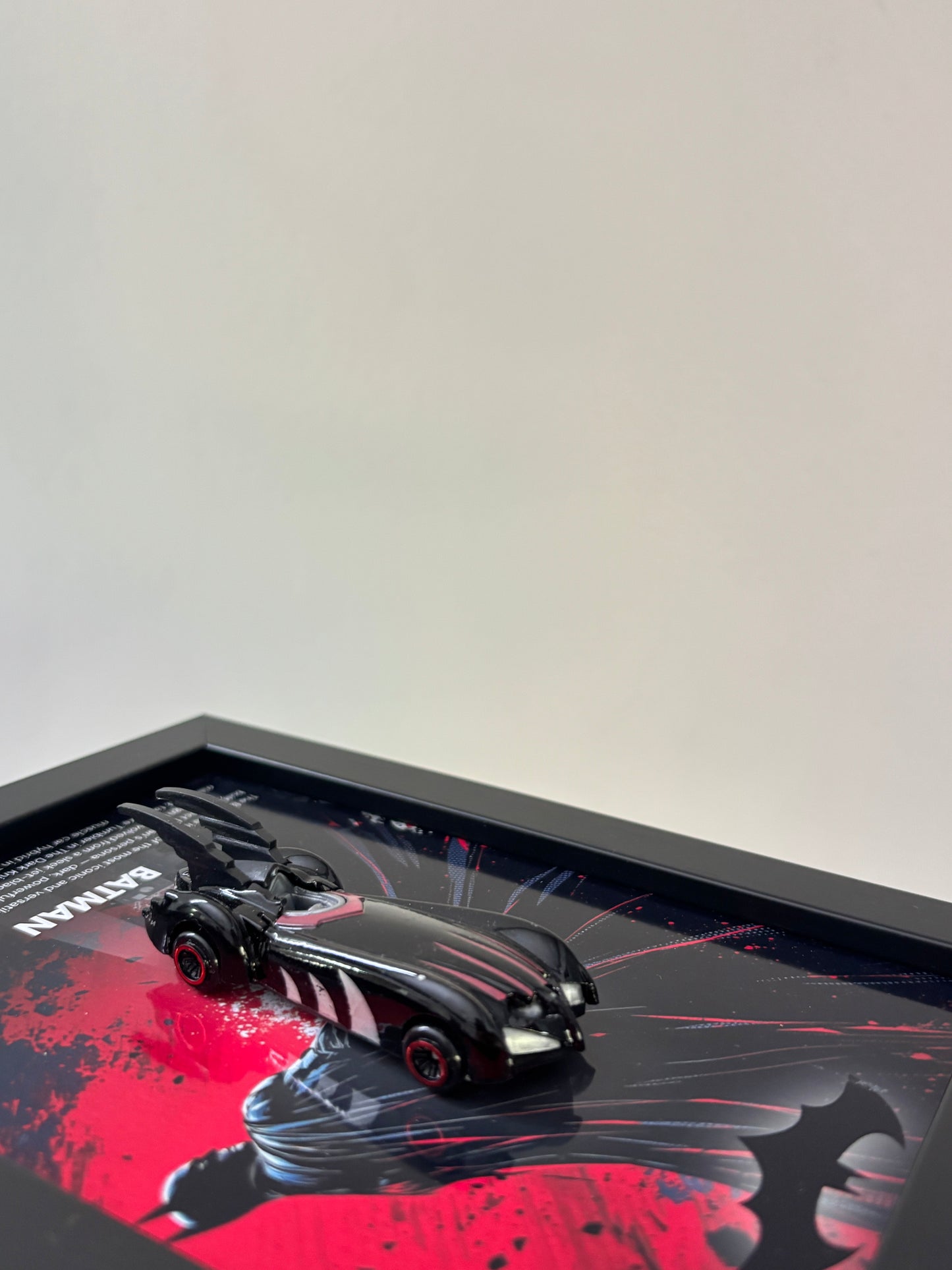 Dark Knight Superhero Car Frame Hamper – Crimson Edition