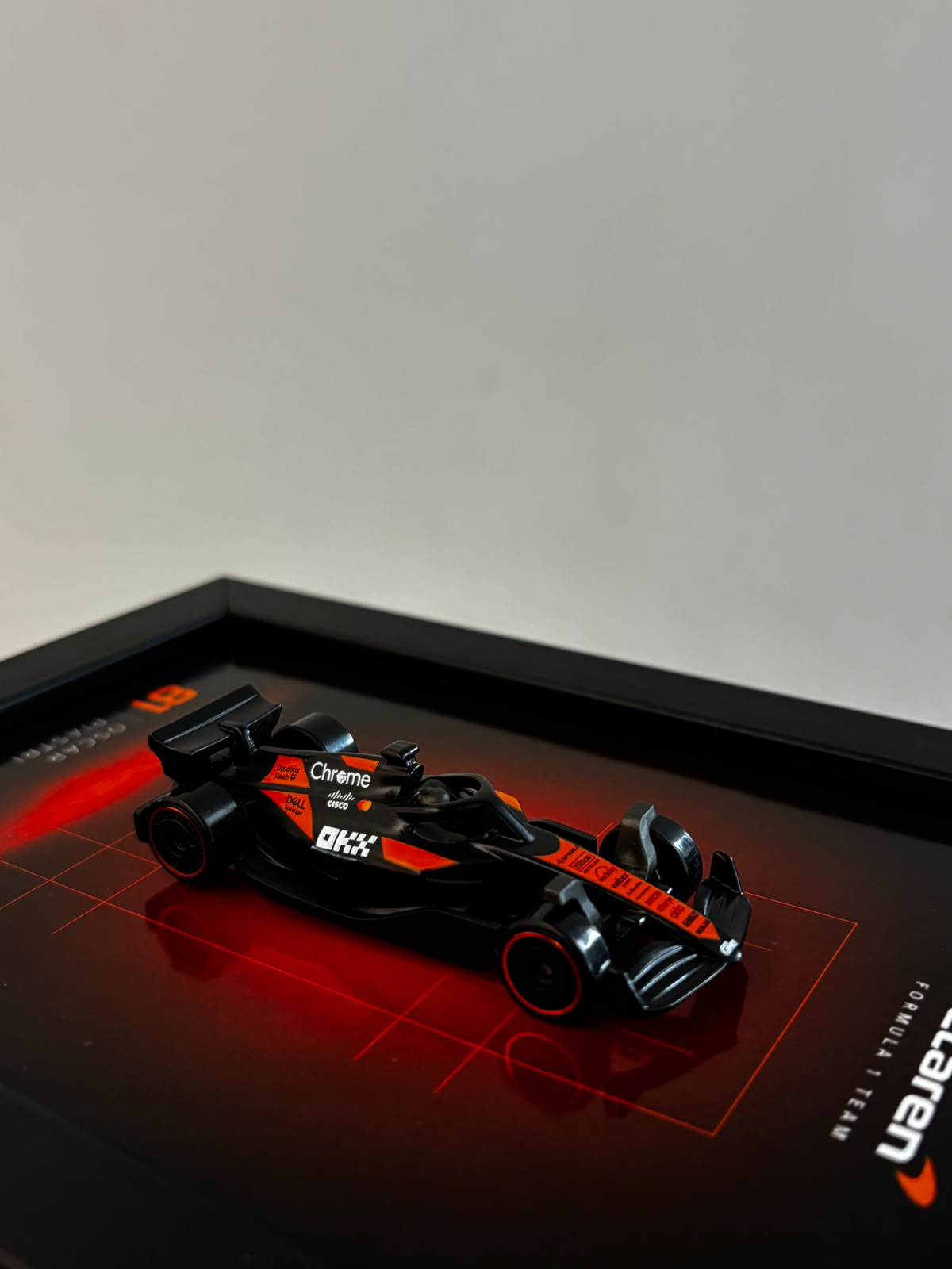 McLaren F1 Oscar Piastri Framed Poster Rakhi Hamper