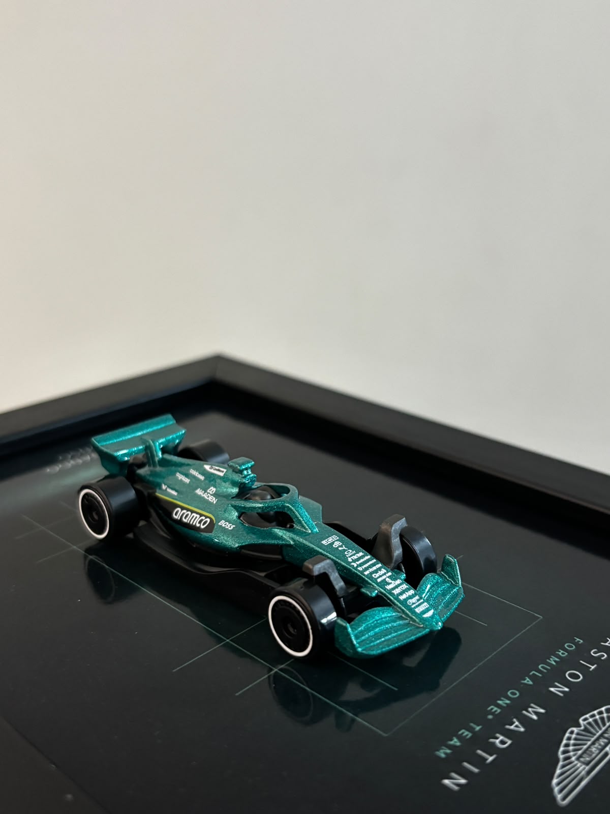 Aston Martin F1 Fernando Alonso Framed Poster Rakhi Hamper