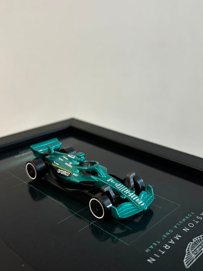 Aston Martin F1 Fernando Alonso Framed Poster Rakhi Hamper