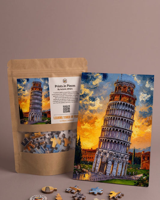 Leaning Tower of Pisa Puzzle | 120 Piece A4 Landmark Jigsaw