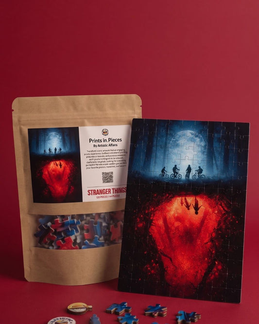 Stranger Things Puzzle | 120 Piece A4 Pop Culture Jigsaw