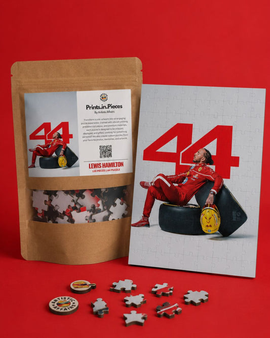 Lewis Hamilton F1 Puzzle | 120 Piece A4 Racing Jigsaw