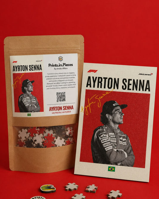 Ayrton Senna Puzzle | 120 Piece A4 F1 Legend Jigsaw