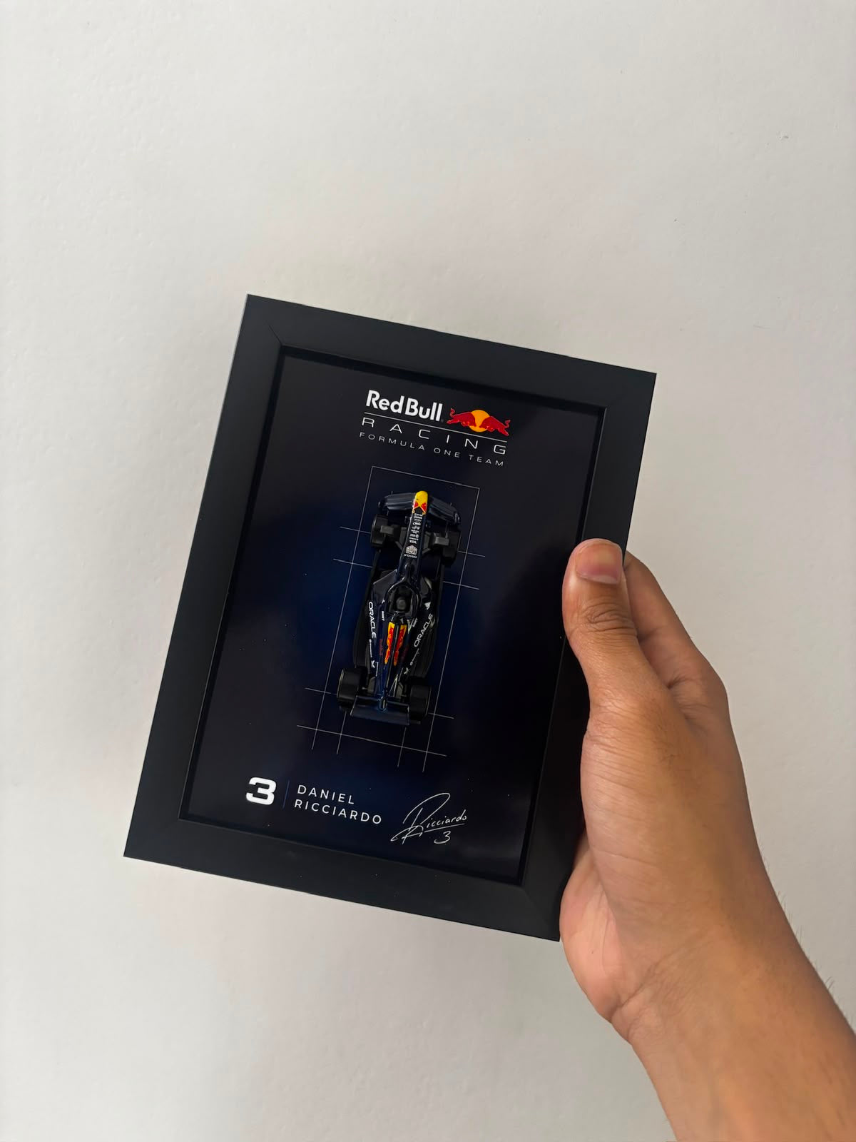Red Bull Racing Daniel Ricciardo Framed Poster Rakhi Hamper