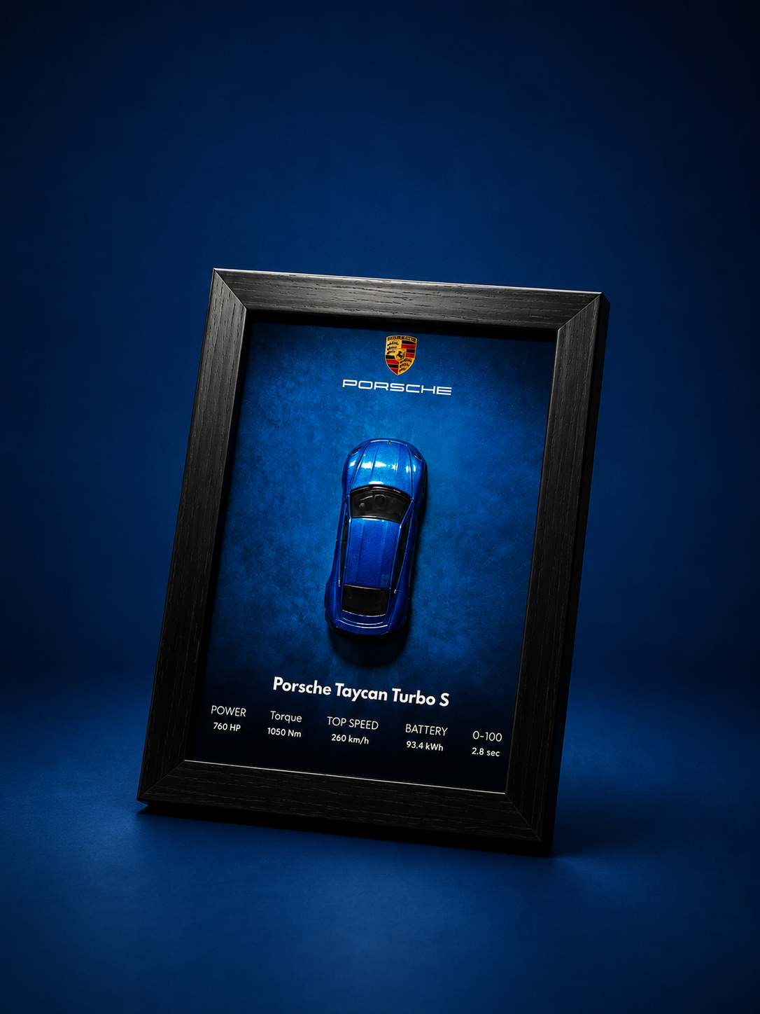 Porsche Taycan Turbo S 3D Car Frame Raksha Bandhan Hamper