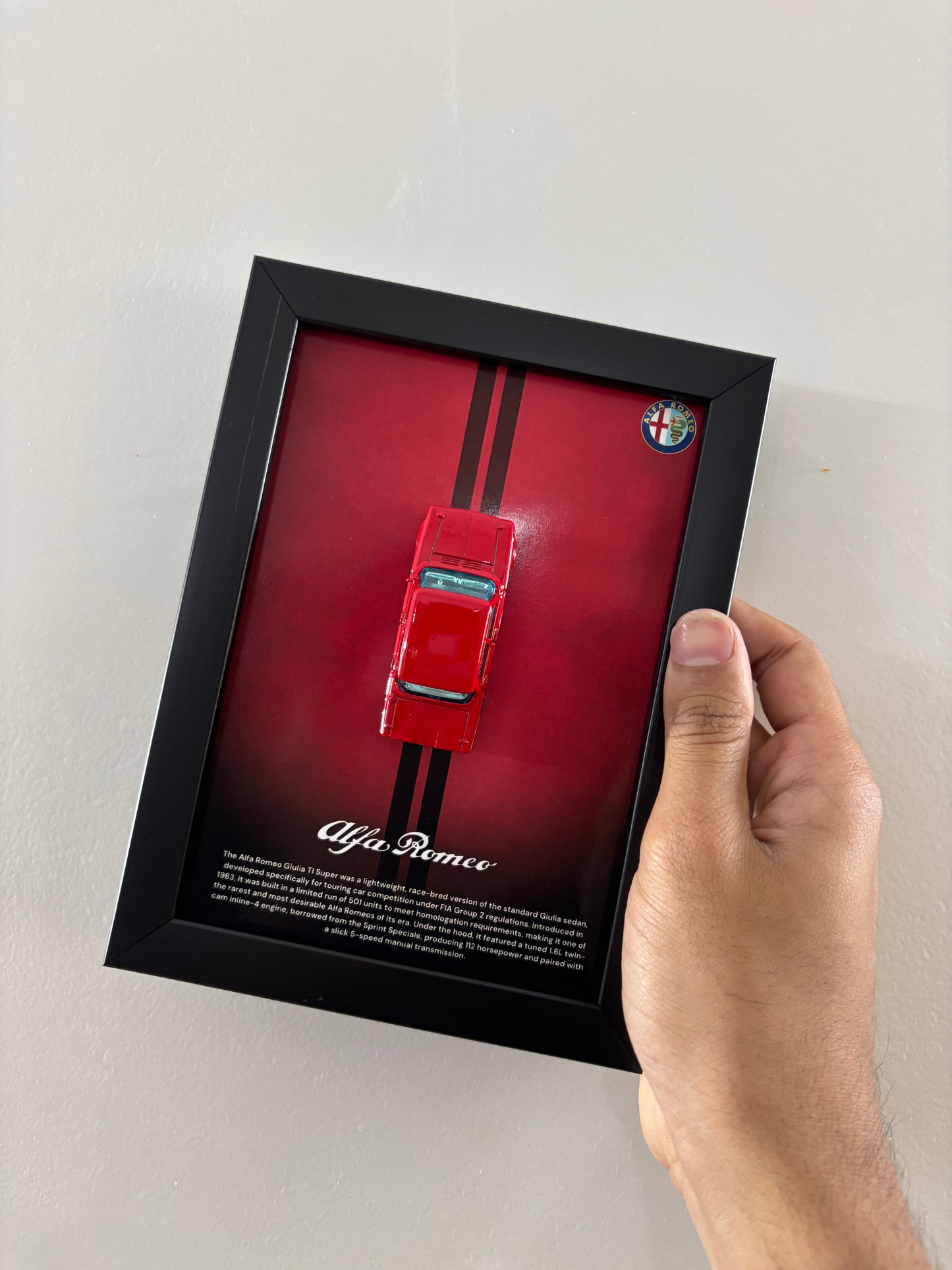 Alfa Romeo 3d Hotwheels Car Frame