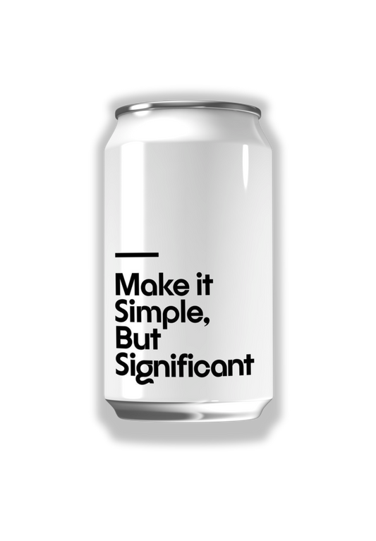 Simple but significant can