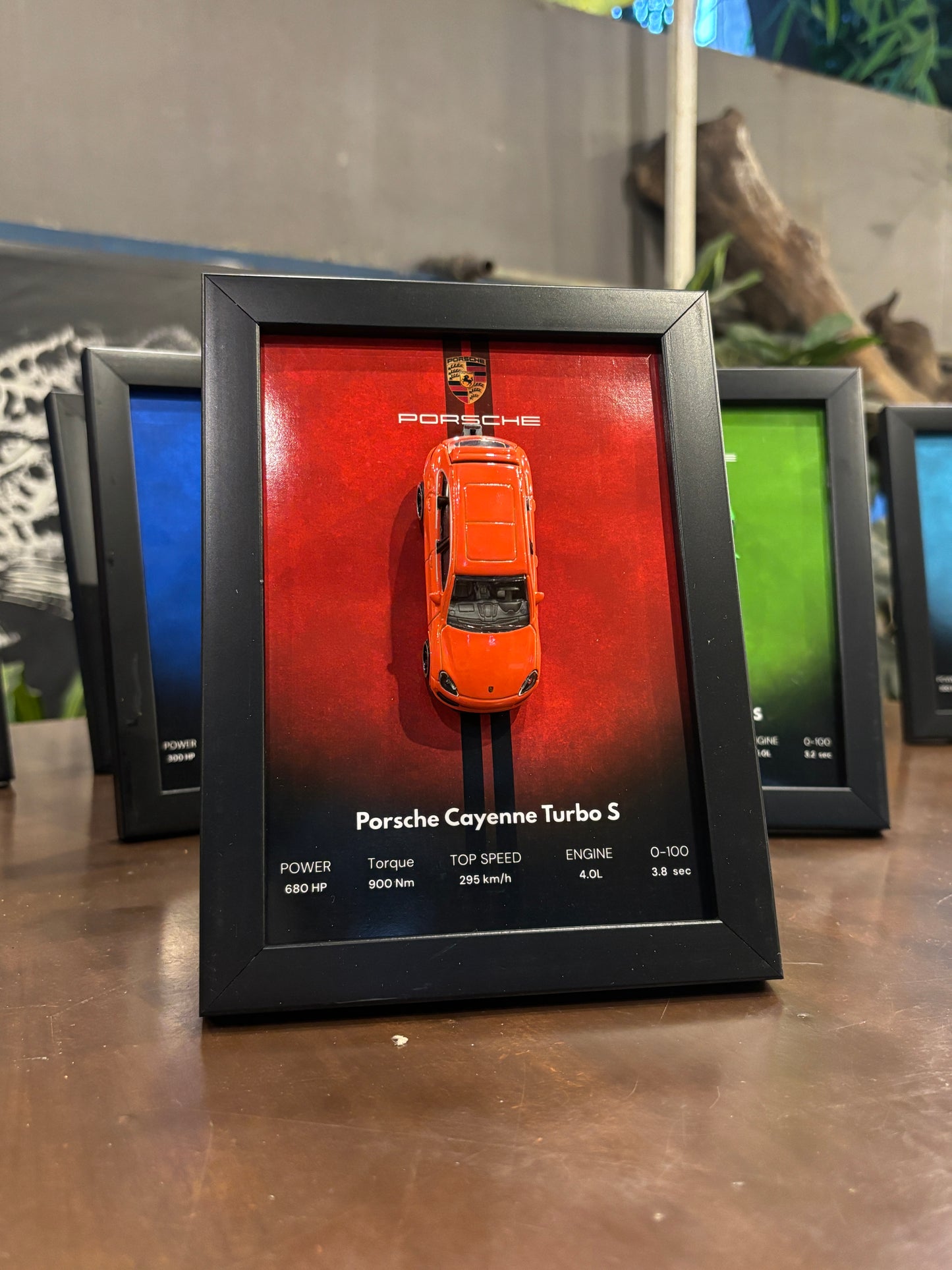 Porsche Cayenne Turbo S 3d Hotwheels Car Frame
