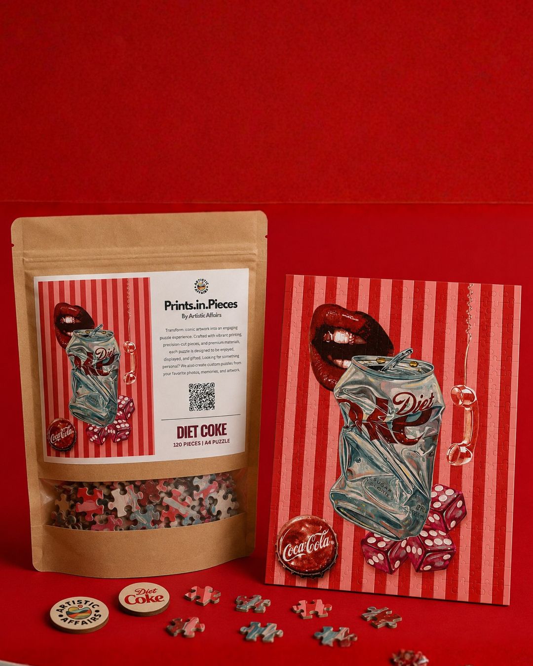 Diet Coke Puzzle | 120 Piece A4 Pop Art Jigsaw