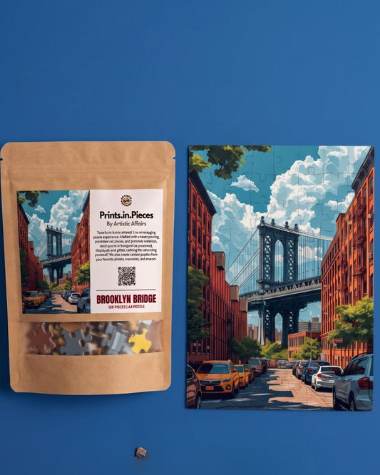 Brooklyn Bridge Puzzle | 120 Piece A4 NYC Landmark Jigsaw
