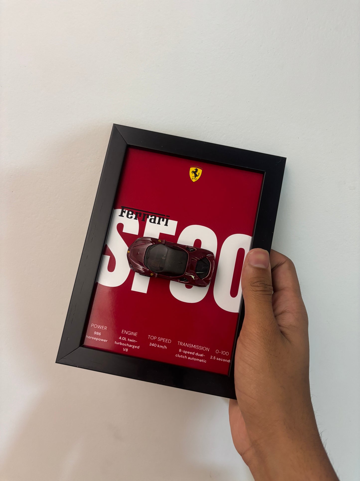 Ferrari SF90 Hotwheels 3d Car Frame