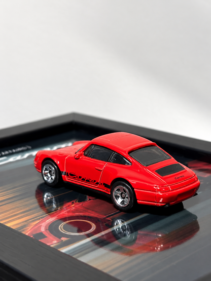 Limited Edition Porsche 911 Carrera 3D car frame by Artistic Affairs, photo 3 of 6
