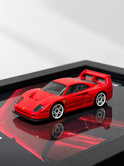 Limited Edition Ferrari F40 3D car frame by Artistic Affairs, photo 3 of 7