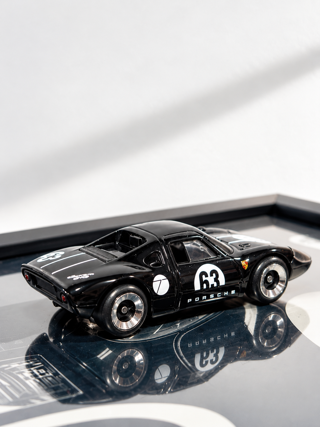 Limited Edition Porsche Carrera GTS #63 3D car frame by Artistic Affairs, photo 3 of 7