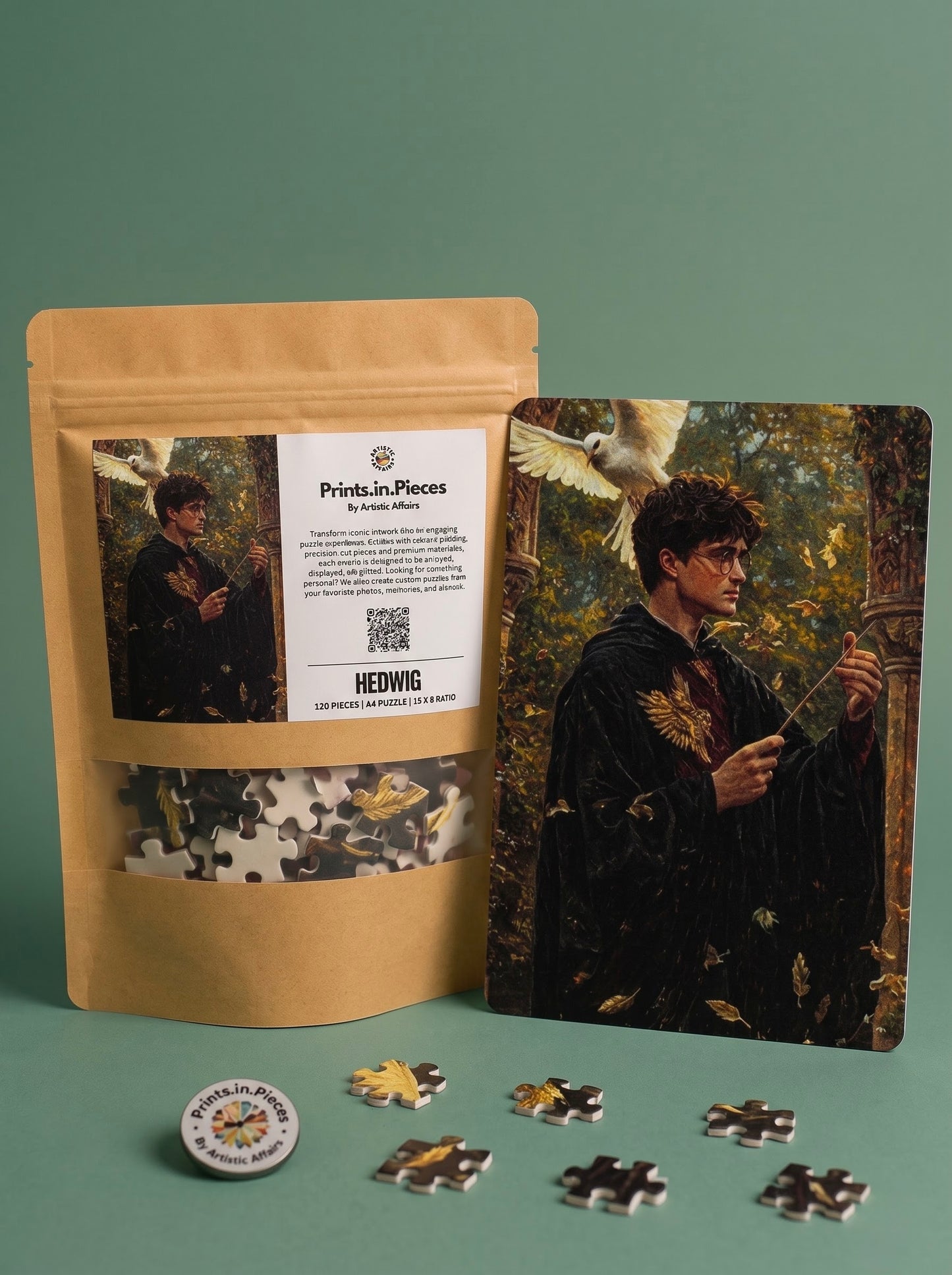 Enchanted Owl Puzzle | 120 Piece A4 Fantasy Art Jigsaw