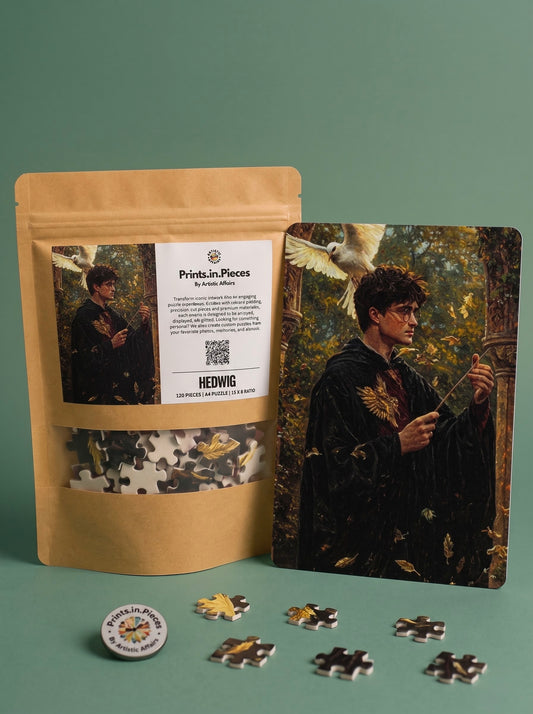 Enchanted Owl Puzzle | 120 Piece A4 Fantasy Art Jigsaw