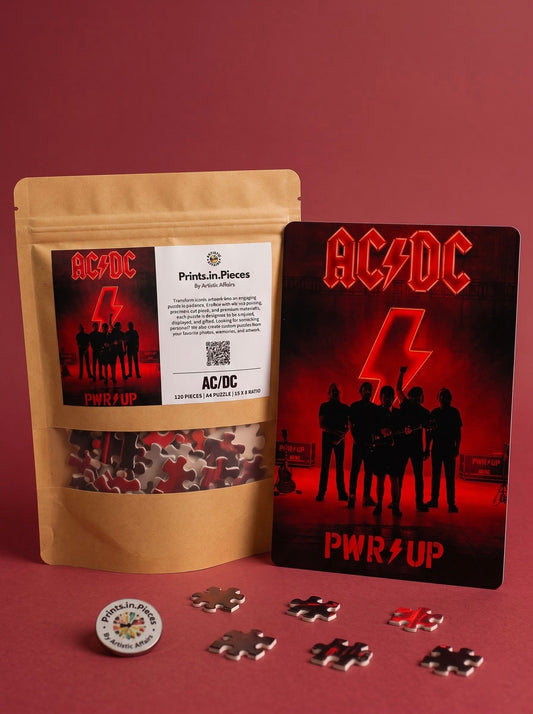 ACDC Puzzle | 120 Piece A4 Classic Rock Jigsaw