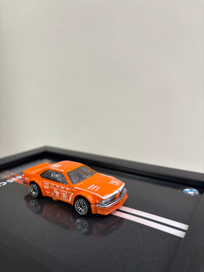 BMW 635 Csi Car frame 1:64 scale (orange)