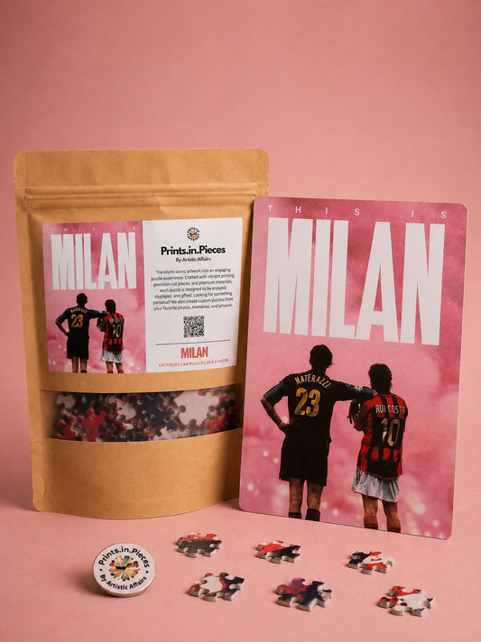 This Is Milan Football Puzzle — 120 Piece Player Tribute Art