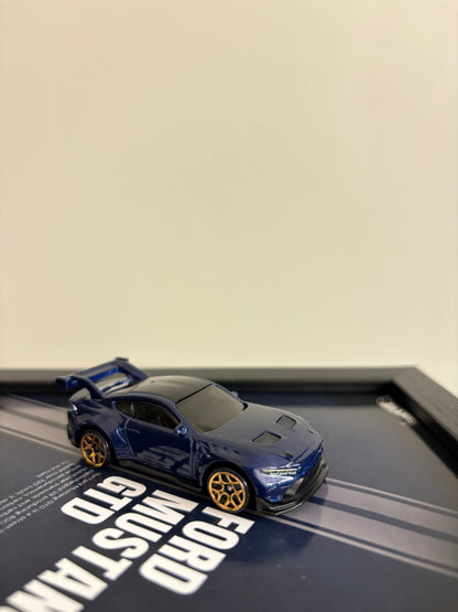 Ford Mustang GTD 3d Hotwheels Car frame 1:64 scale (Q case)