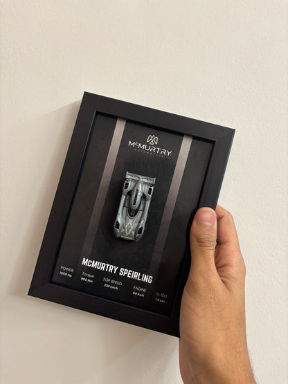 McMurtry Spierling 3d Hotwheels Car frame 1:64 scale (Q case)