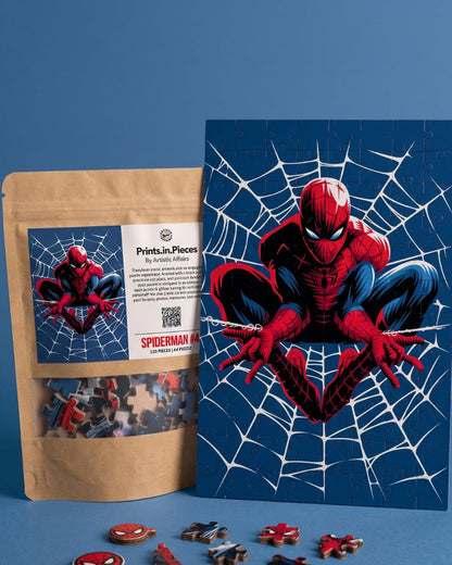 Superhero Web-Sling Birthday Puzzle Hamper
