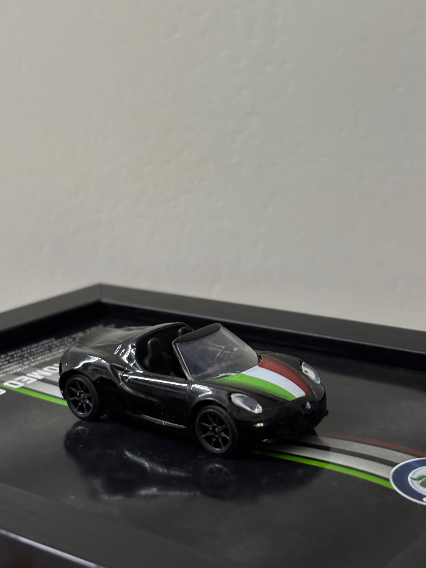 Alfa Romeo Spider 3d Majorette Car frame 1:64 scale