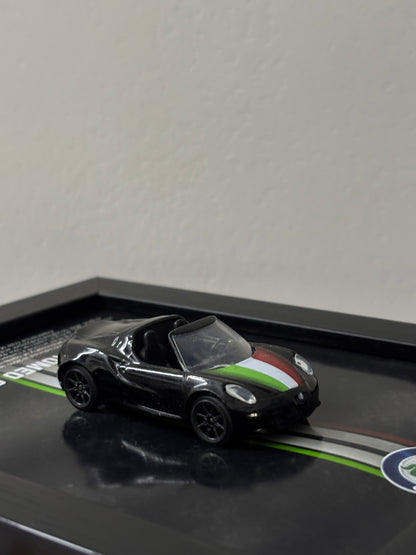 Alfa Romeo Spider 3d Majorette Car frame 1:64 scale